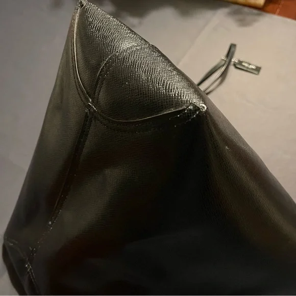 Coach City Signature Reversible Tote Bag - Turquoise/Blk Rose Print - Picture 6 of 16